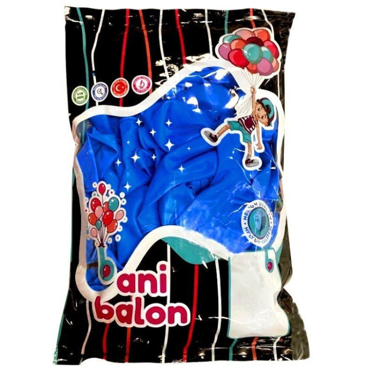 12 BANİ PASTEL BALON MAVİ 100 LÜ 12 BANİ PASTEL BALON MAVİ 100 LÜ