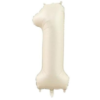 1- RAKAM 34 İNC KREM RENK BALON 76 CM 1- RAKAM 34 İNC KREM RENK BALON 76 CM