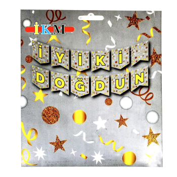 BÜYÜK BANNER İYİKİ DOĞDUN GÜMÜŞ UZAR YAZI BÜYÜK BANNER İYİKİ DOĞDUN GÜMÜŞ UZAR YAZI