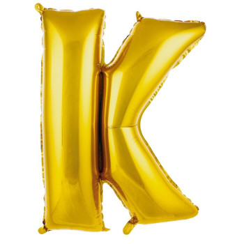 K- HARF 40 İNC GOLD RENK BALON 100 CM K- HARF 40 İNC GOLD RENK BALON 100 CM