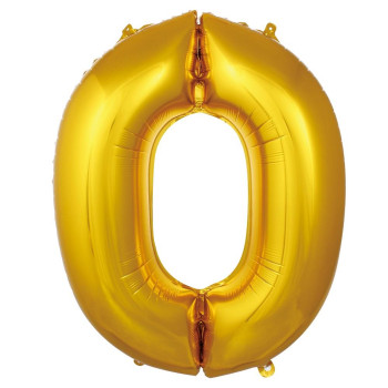 0- RAKAM 34 İNC GOLD RENK BALON 76 CM 0- RAKAM 34 İNC GOLD RENK BALON 76 CM