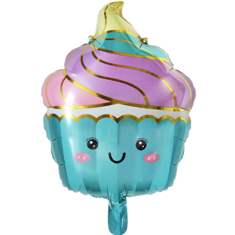 KEK DONDURMA MAVİ FOLYO BALON