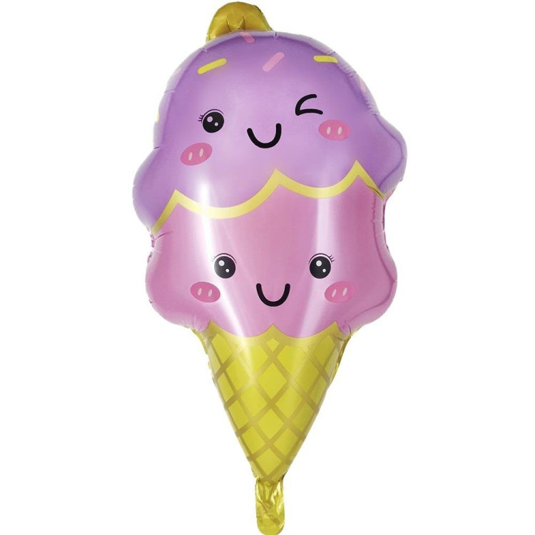 KÜLAH DONDURMA PEMBE FOLYO BALON