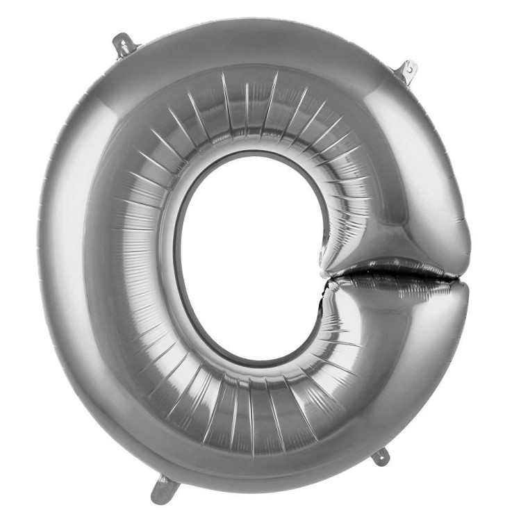 O- HARF 34 İNC GÜMÜŞ RENK BALON 76 CM O- HARF 34 İNC GÜMÜŞ RENK BALON 76 CM