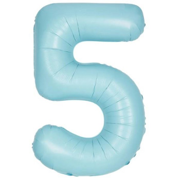 5- RAKAM 16 İNC RETRO MAVİ RENK BALON 36 CM 5- RAKAM 16 İNC RETRO MAVİ RENK BALON 36 CM