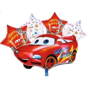 KIRMIZI ARABA 5Lİ FOLYO SET BALON KIRMIZI ARABA 5Lİ FOLYO SET BALON