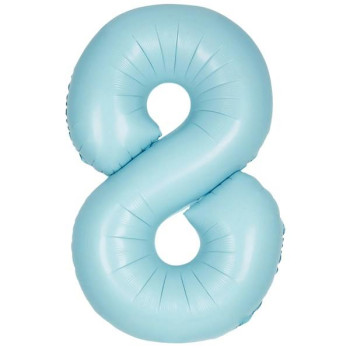 8- RAKAM 16 İNC RETRO MAVİ RENK BALON 36 CM 8- RAKAM 16 İNC RETRO MAVİ RENK BALON 36 CM