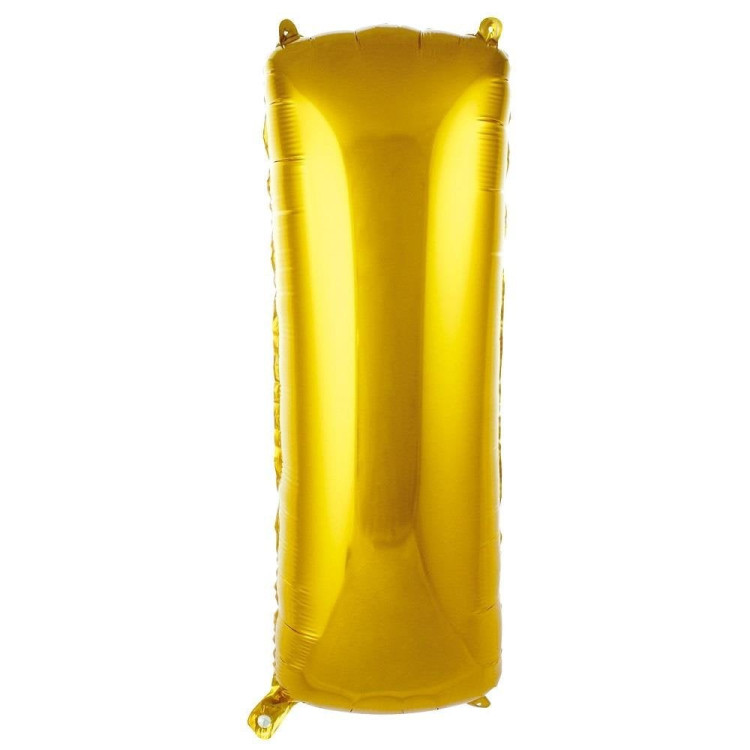 I- HARF 34 İNC GOLD RENK BALON 76 CM I- HARF 34 İNC GOLD RENK BALON 76 CM
