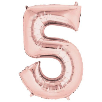 5- RAKAM 16 İNC ROSEGOLD RENK BALON 36 CM 5- RAKAM 16 İNC ROSEGOLD RENK BALON 36 CM