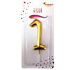 BÜYÜK BOY 1 RAKAM GOLD  MUM 13,5CM PK:24 KL:600