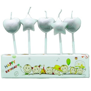 5Lİ CROM YILDIZ GÜMÜŞ MUM PK:12 5Lİ CROM YILDIZ GÜMÜŞ MUM PK:12