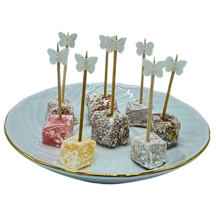 KÜÇÜK KÜRDAN-10 BEYAZ KELEBEK 12 Lİ