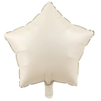 18 İNC YILDIZ KREM RENK FOLYO BALON 18 İNC YILDIZ KREM RENK FOLYO BALON