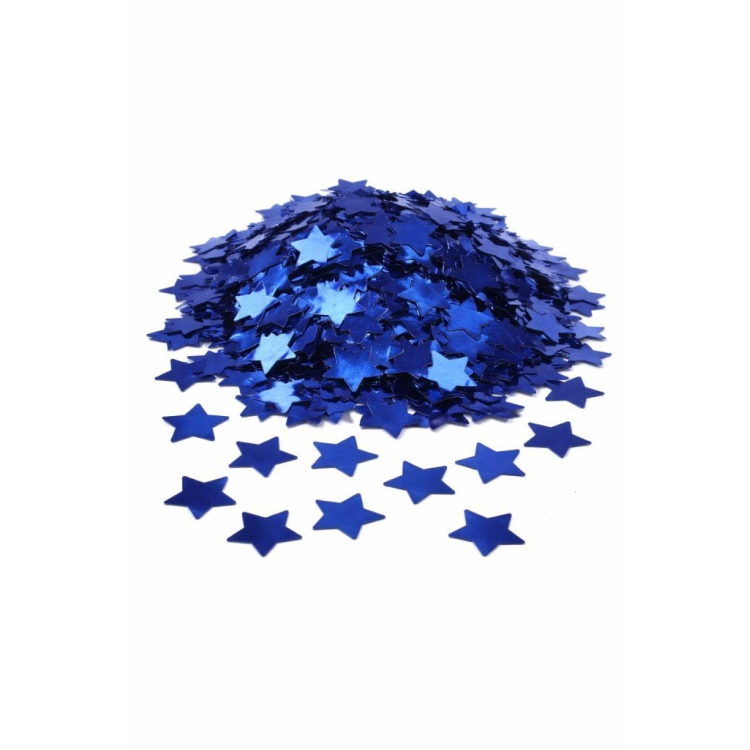 METALİZE BALON İÇİ YILDIZ LACİVERT PUL
