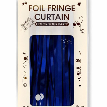 İTHAL METALİZE MAVİ MASA ETEĞİ 70*300cm