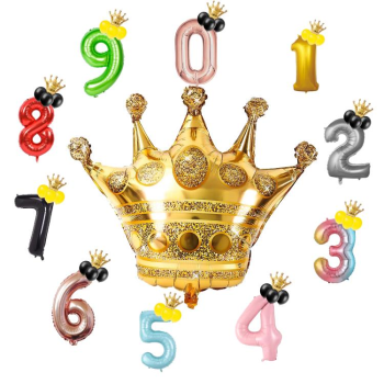 10 İNC KRAL TAÇ FOLYO BALON 10 İNC KRAL TAÇ FOLYO BALON