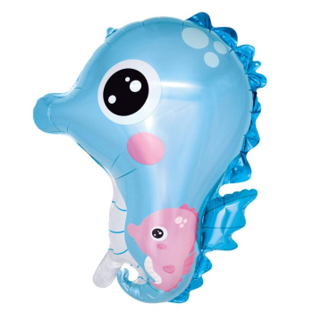 DENİZ ATI MAVİ FOLYO BALON 53,5*65 DENİZ ATI MAVİ FOLYO BALON 53,5*65