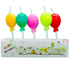 5 Lİ RENKLİ BALONLU MUM
