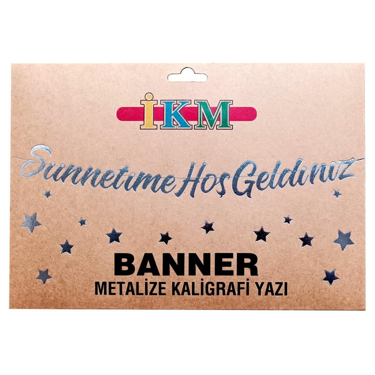 BANNER EL YAZILI SÜNNETİMİZE HOŞGELDİNİZ GÜMÜŞ UZAR YAZI