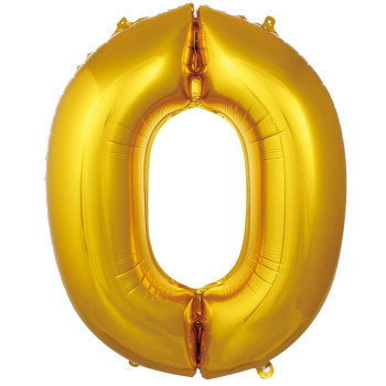 0- RAKAM 16 İNC GOLD RENK BALON 36 CM 0- RAKAM 16 İNC GOLD RENK BALON 36 CM