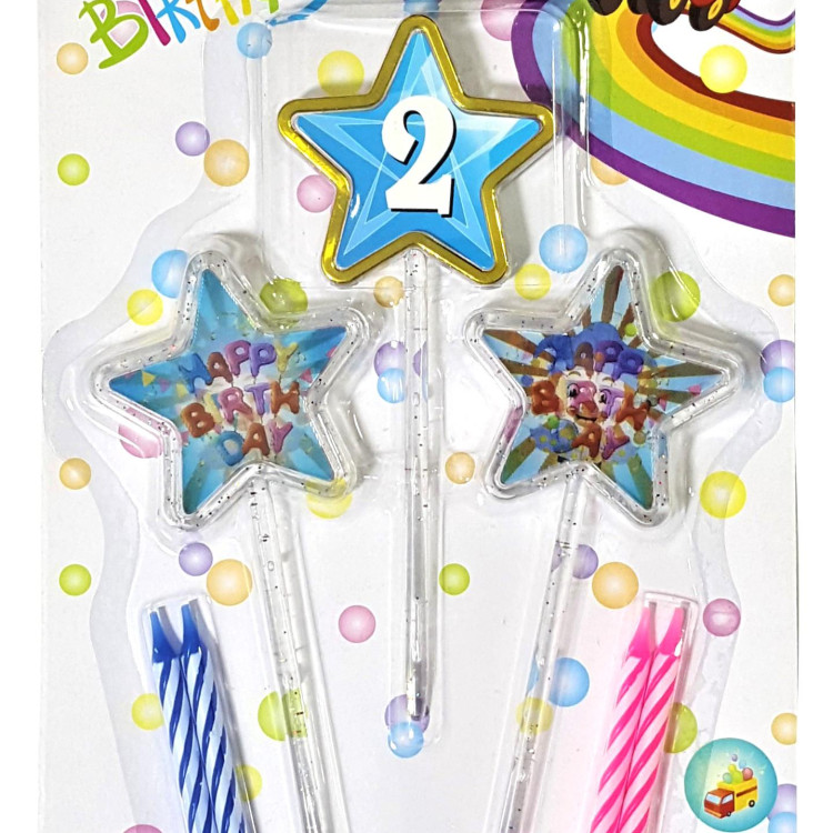 3D GÖRÜNÜMLÜ MUM 2 YAŞ YILDIZ MODELİ MAVİ 12.5CM 3D GÖRÜNÜMLÜ MUM 2 YAŞ YILDIZ MODELİ MAVİ 12.5CM