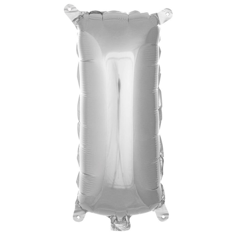 I- HARF 16 İNC GÜMÜŞ RENK BALON 36 CM I- HARF 16 İNC GÜMÜŞ RENK BALON 36 CM