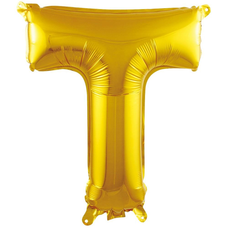 T- HARF 16 İNC GOLD RENK BALON 36 CM