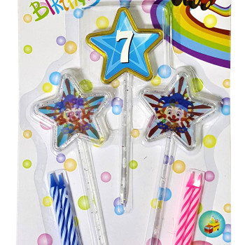 3D GÖRÜNÜMLÜ MUM 7 YAŞ YILDIZ MODELİ MAVİ 12.5CM PK:12 3D GÖRÜNÜMLÜ MUM 7 YAŞ YILDIZ MODELİ MAVİ 12.5CM PK:12