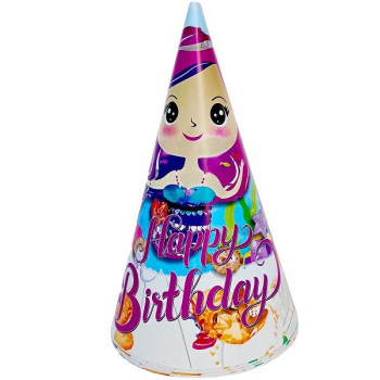 8 Lİ DENİZ KIZI HAPPY BİRTHDAY ŞAPKA 8 Lİ DENİZ KIZI HAPPY BİRTHDAY ŞAPKA