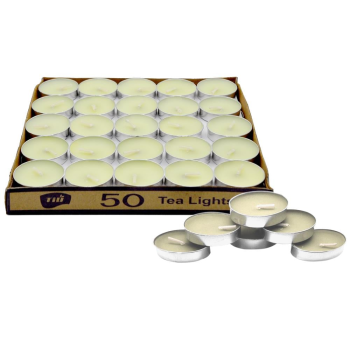 50 Lİ TEALİGT YUVARLAK BEYAZ MUM KL:40 50 Lİ TEALİGT YUVARLAK BEYAZ MUM KL:40