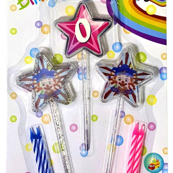 3D GÖRÜNÜMLÜ MUM 0 YAŞ YILDIZ MODELİ PEMBE 12.5CM PK:12 3D GÖRÜNÜMLÜ MUM 0 YAŞ YILDIZ MODELİ PEMBE 12.5CM PK:12