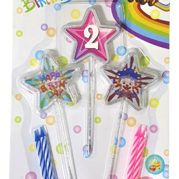 3D GÖRÜNÜMLÜ MUM 2 YAŞ YILDIZ MODELİ PEMBE 12.5CM PK:12 3D GÖRÜNÜMLÜ MUM 2 YAŞ YILDIZ MODELİ PEMBE 12.5CM PK:12