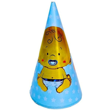 8 Lİ BEBEK MAVİ ŞAPKA