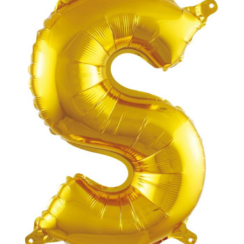 S- HARF 16 İNC GOLD RENK BALON 36 CM