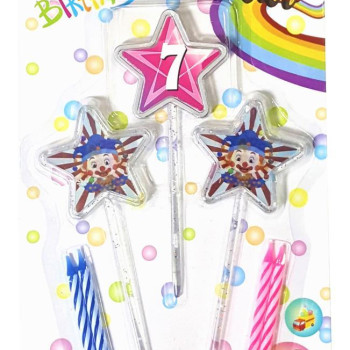 3D GÖRÜNÜMLÜ MUM 7 YAŞ YILDIZ MODELİ PEMBE 12.5CM PK:12 3D GÖRÜNÜMLÜ MUM 7 YAŞ YILDIZ MODELİ PEMBE 12.5CM PK:12