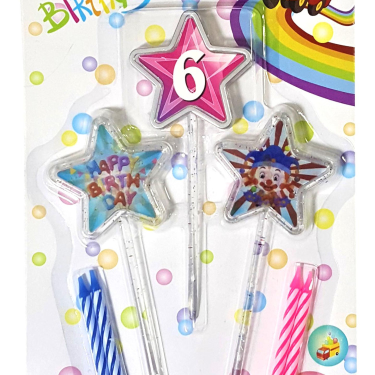 3D GÖRÜNÜMLÜ MUM 6 YAŞ YILDIZ MODELİ PEMBE 12.5CM PK:12 3D GÖRÜNÜMLÜ MUM 6 YAŞ YILDIZ MODELİ PEMBE 12.5CM PK:12