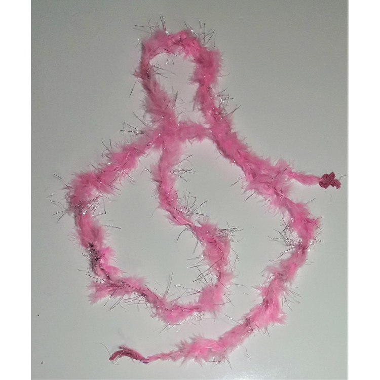 2 MT KEDİ KUYRUĞU PEMBE TÜY 5 CM