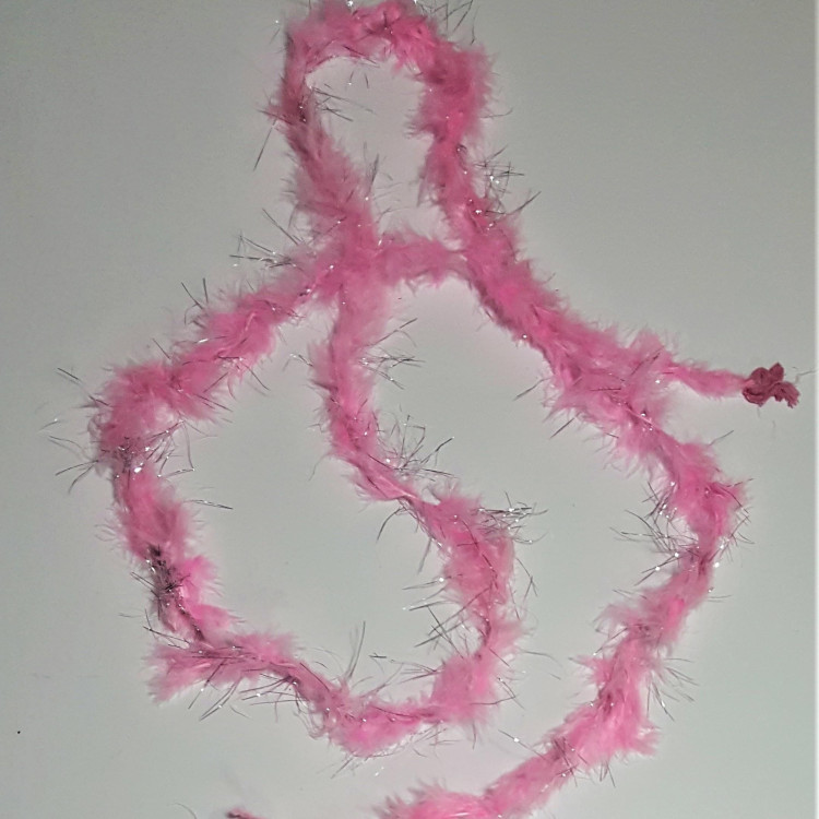 2 MT KEDİ KUYRUĞU PEMBE TÜY 5 CM