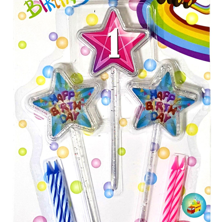 3D GÖRÜNÜMLÜ MUM 1 YAŞ YILDIZ MODELİ PEMBE 12.5CM PK:12 3D GÖRÜNÜMLÜ MUM 1 YAŞ YILDIZ MODELİ PEMBE 12.5CM PK:12