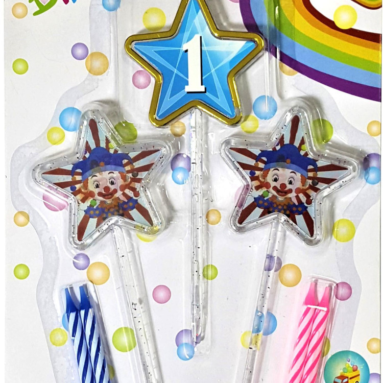 3D GÖRÜNÜMLÜ MUM 1 YAŞ YILDIZ MODELİ MAVİ 12.5CM PK:12 3D GÖRÜNÜMLÜ MUM 1 YAŞ YILDIZ MODELİ MAVİ 12.5CM PK:12