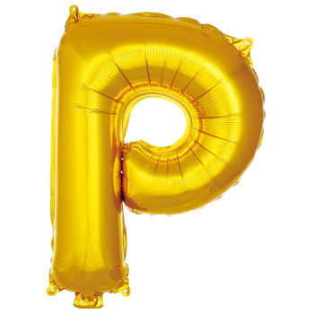 P- HARF 16 İNC GOLD RENK BALON 36 CM P- HARF 16 İNC GOLD RENK BALON 36 CM