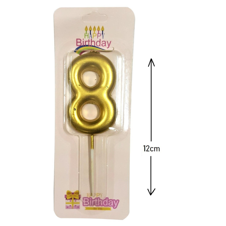 6 LI KIVRIMLI GÜMÜŞ MUM 16 CM