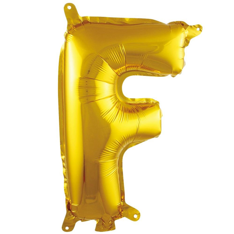F- HARF 16 İNC GOLD RENK BALON 36 CM F- HARF 16 İNC GOLD RENK BALON 36 CM