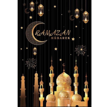 İTHAL METALİZE RAMAZAN MÜBAREK ARKA PLAN PERDESİ 130*100 İTHAL METALİZE RAMAZAN MÜBAREK ARKA PLAN PERDESİ 130*100