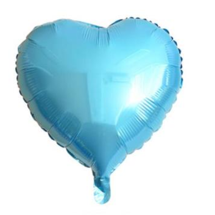 18 İNC KALP LACİVERT RENK FOLYO BALON