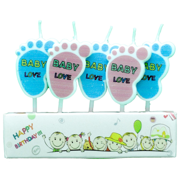 5 Lİ MİNİK AYAKLAR MUM PK:12 5 Lİ MİNİK AYAKLAR MUM PK:12