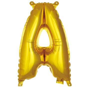 A- HARF 16 İNC GOLD RENK BALON 36 CM A- HARF 16 İNC GOLD RENK BALON 36 CM