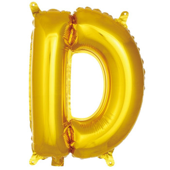 D- HARF 16 İNC GOLD RENK BALON 36 CM D- HARF 16 İNC GOLD RENK BALON 36 CM