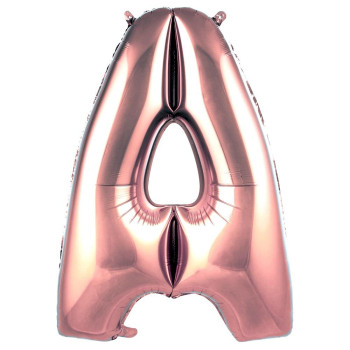 A- HARF 40 İNC ROSEGOLD RENK BALON 100 CM A- HARF 40 İNC ROSEGOLD RENK BALON 100 CM