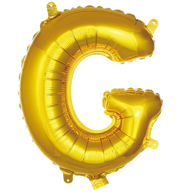 G- HARF 16 İNC GOLD RENK BALON 36 CM G- HARF 16 İNC GOLD RENK BALON 36 CM